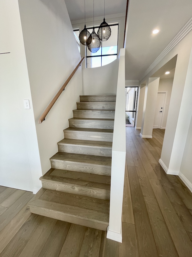 Gold Coast Home Renovation - Oak Flooring - Stairs