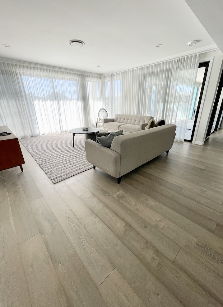 Gold Coast Home Renovation - Oak Flooring - Living